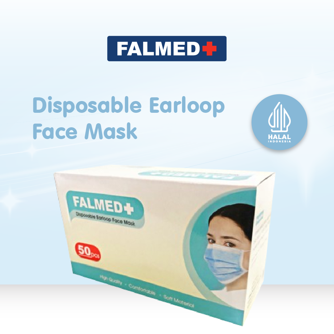 Falmed Disposable Earloop Face Mask (Box)