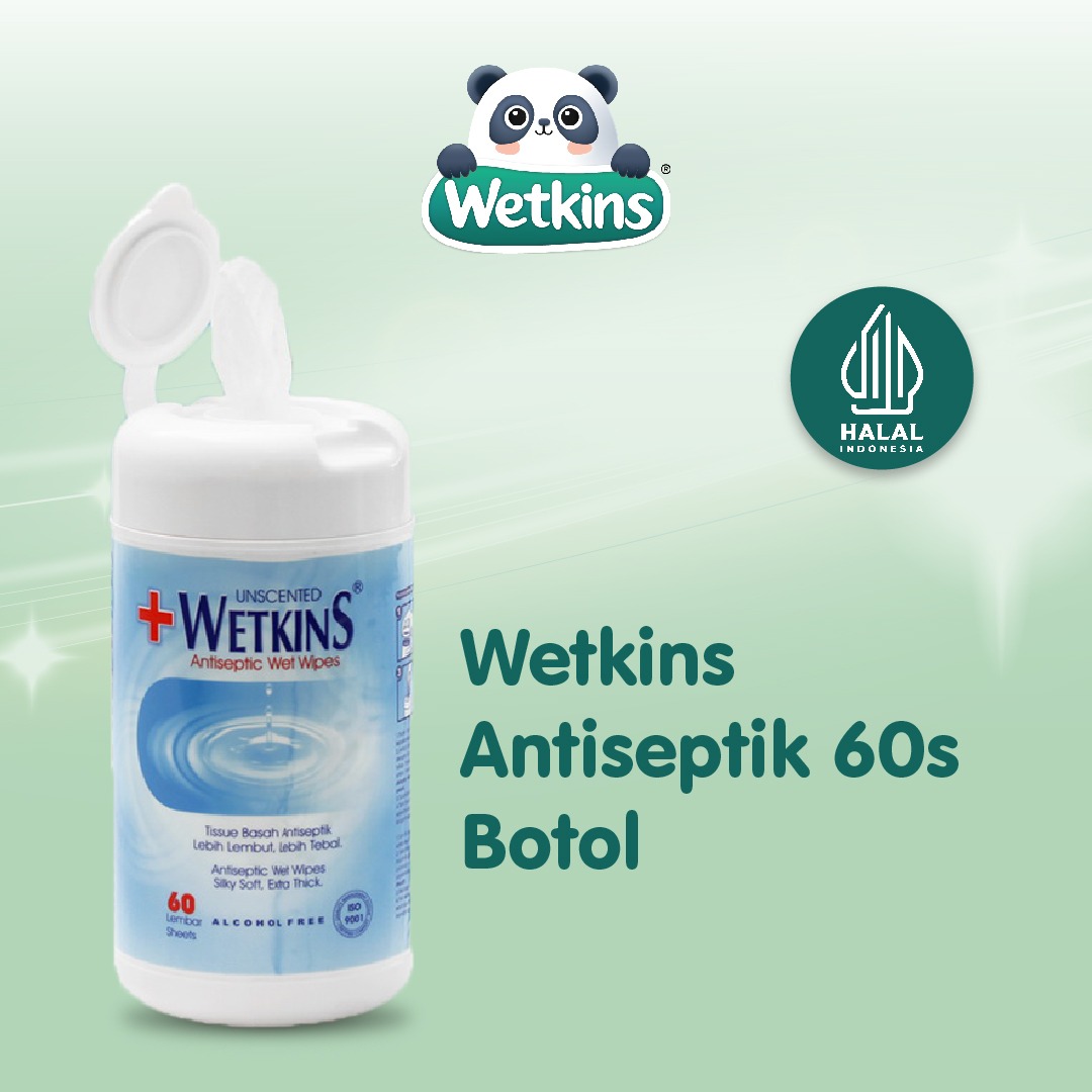 Wetkins Antiseptik 60s Botol